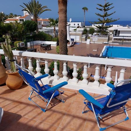 First Line Villa Floor Studio Apartment With Amazing Sea View Air Conditioned Just 50M From The Beach Costa Adeje  Bagian luar foto